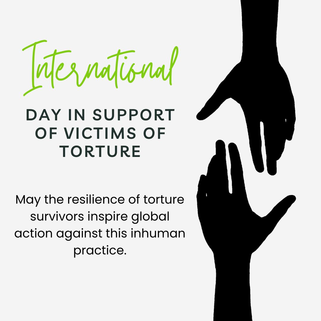 international day in support of victims of torture wishes Text